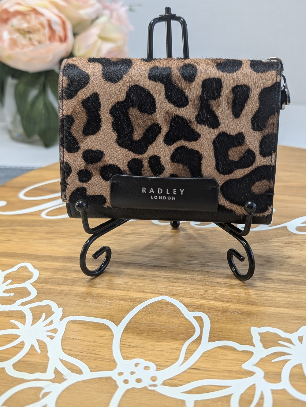 Radley London Leopard Calf Hair Snap Wallet